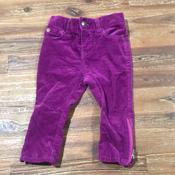 purple baby pants